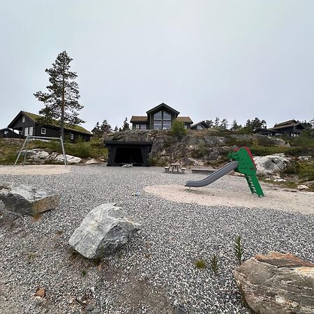 Modern Northern Lights Cabin Drangedal Екстериор снимка