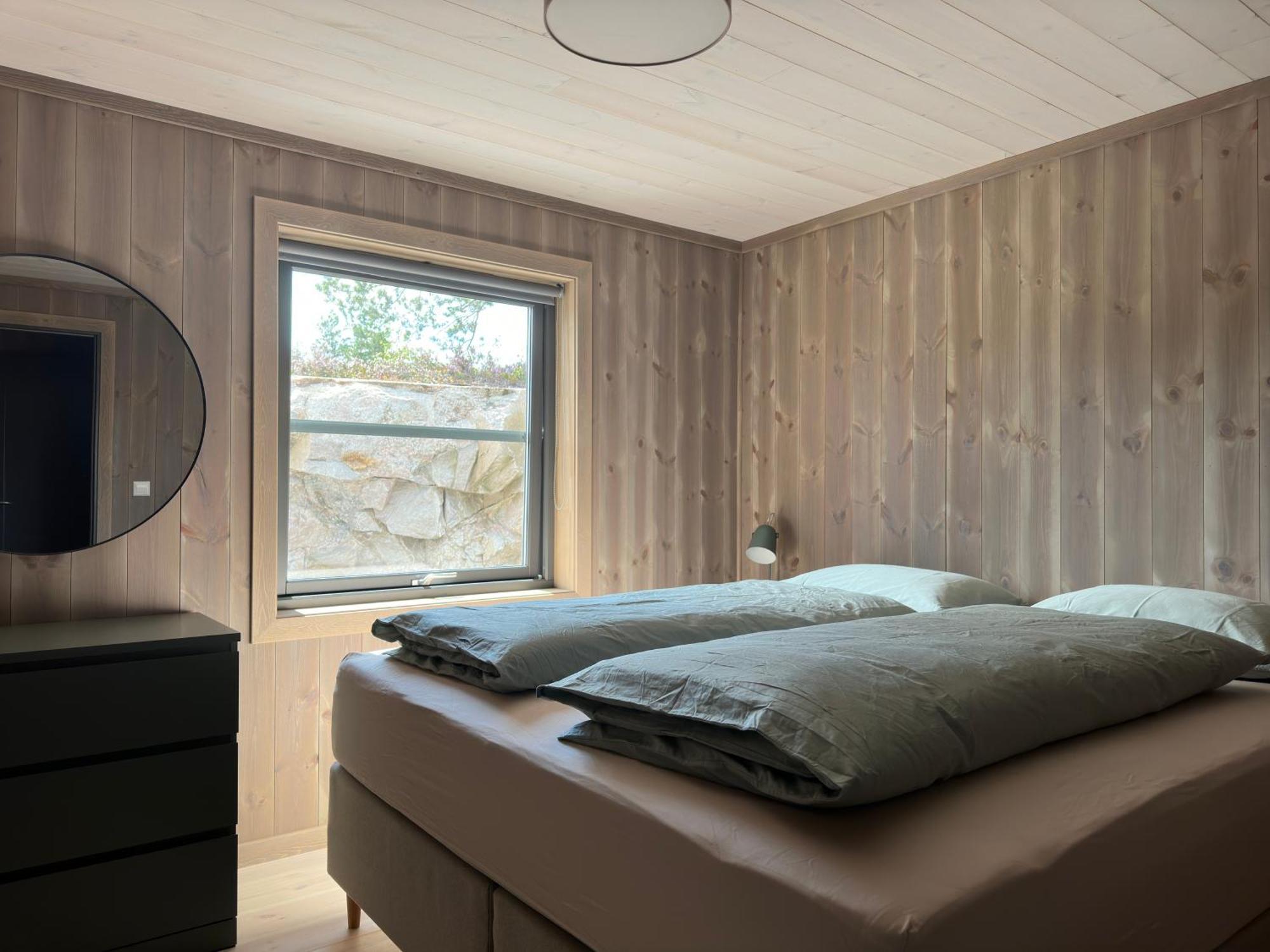 Modern Northern Lights Cabin Drangedal Екстериор снимка